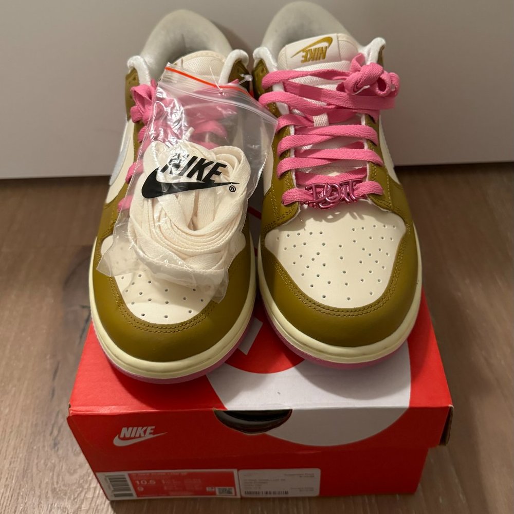 Nike Dunk Low Just Do it Bronzine pink